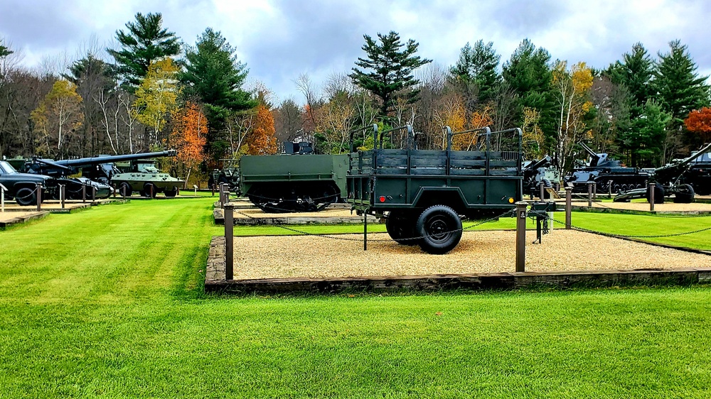 Fall 2021 scenes at Fort McCoy's Equipment Park