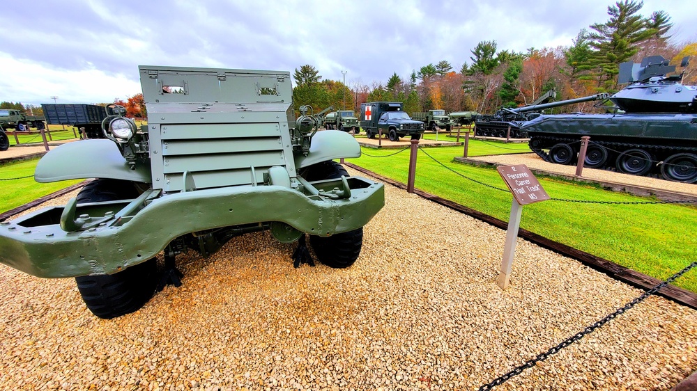 Fall 2021 scenes at Fort McCoy's Equipment Park