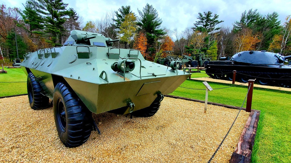 Fall 2021 scenes at Fort McCoy's Equipment Park