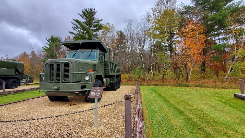 Fall 2021 scenes at Fort McCoy's Equipment Park