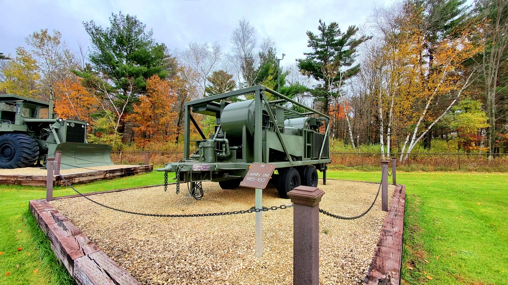 Fall 2021 scenes at Fort McCoy's Equipment Park