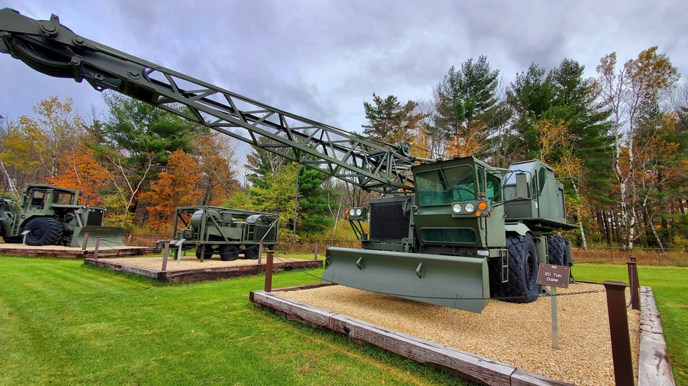 Fall 2021 scenes at Fort McCoy's Equipment Park