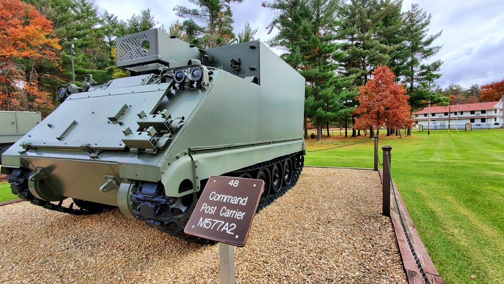 Fall 2021 scenes at Fort McCoy's Equipment Park