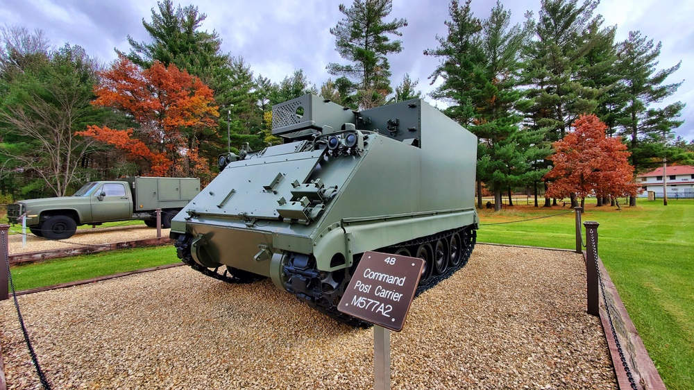 Fall 2021 scenes at Fort McCoy's Equipment Park