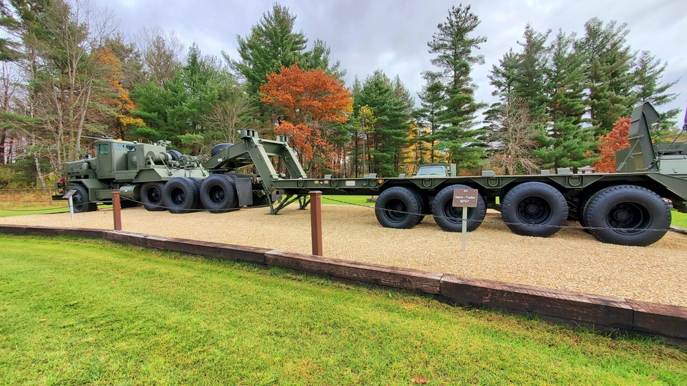 Fall 2021 scenes at Fort McCoy's Equipment Park