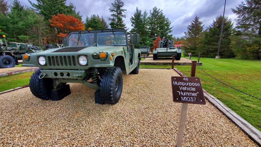 Fall 2021 scenes at Fort McCoy's Equipment Park