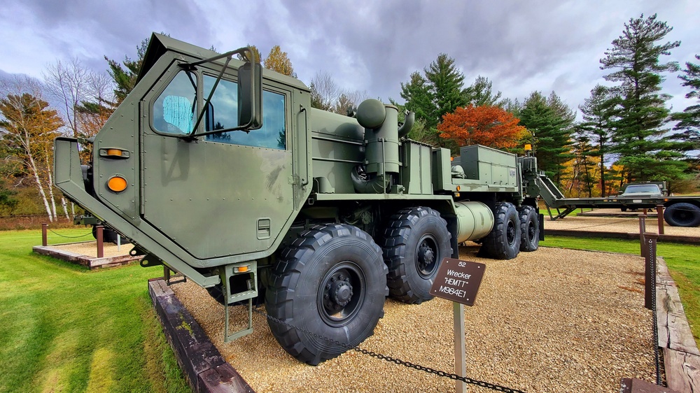 Fall 2021 scenes at Fort McCoy's Equipment Park