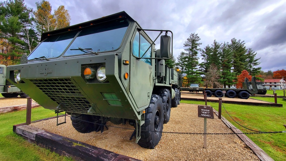 Fall 2021 scenes at Fort McCoy's Equipment Park