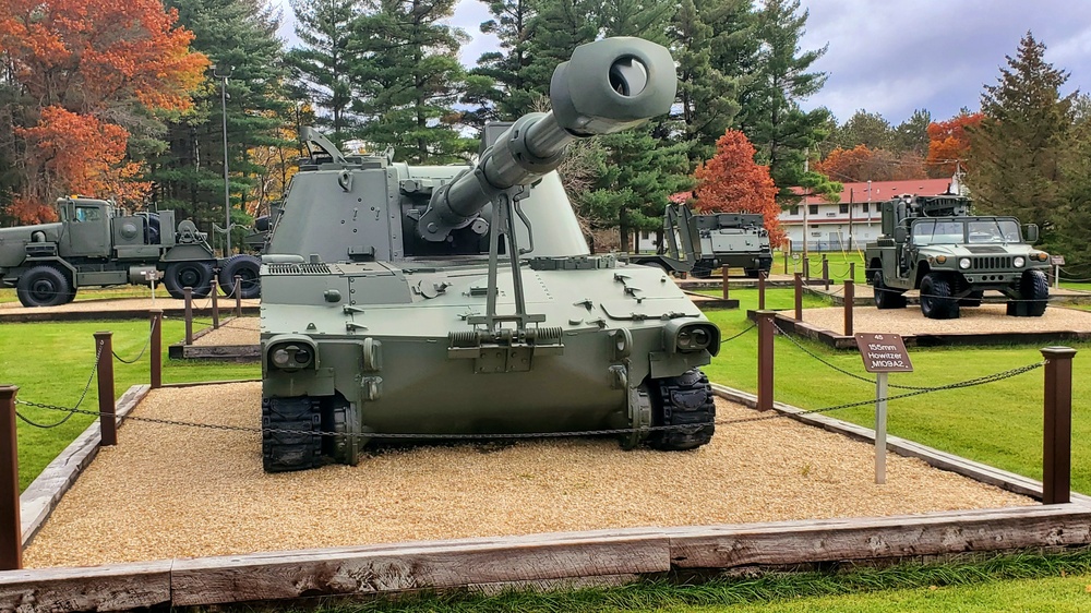 Fall 2021 scenes at Fort McCoy's Equipment Park