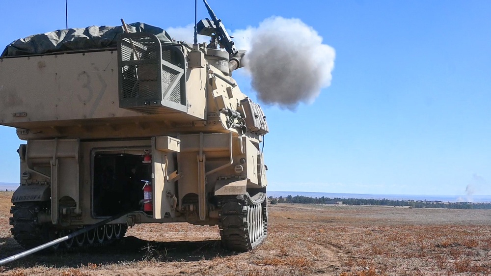 3-29 FA Gunnery Table XII Live Fire Oct. 27, 2021