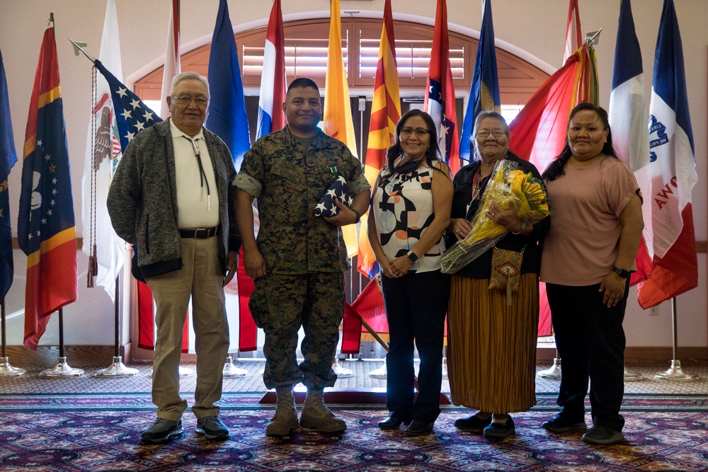 GySgt. Yazzie Retirement Ceremony