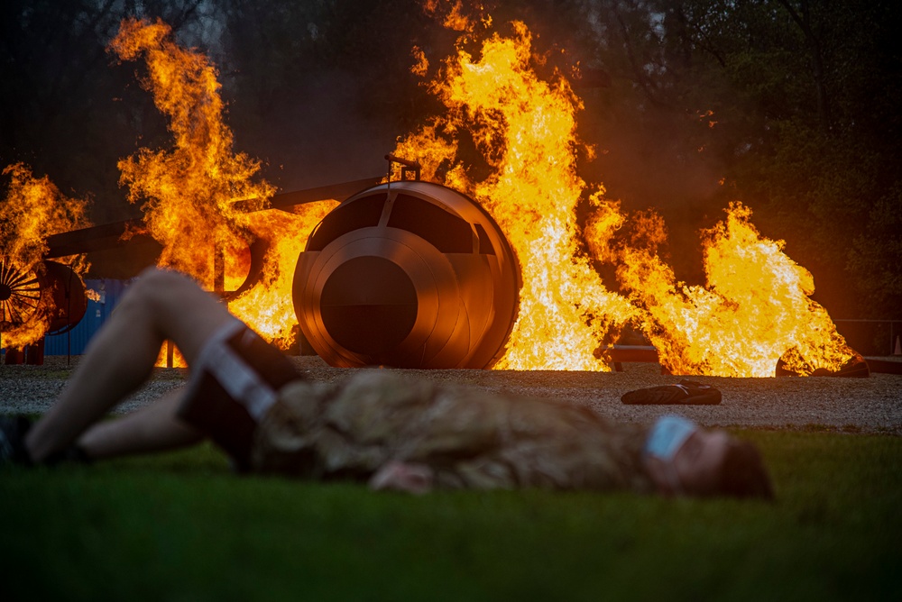 Base exercises mass-casualty response