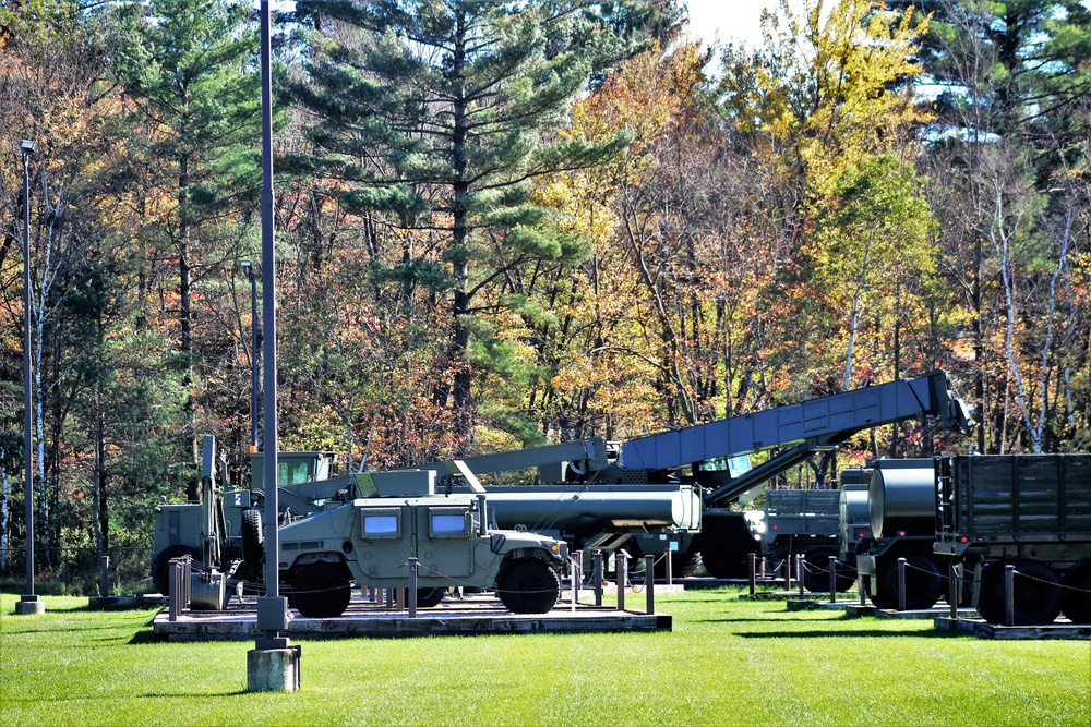 Fall 2021 scenes at Fort McCoy's Equipment Park