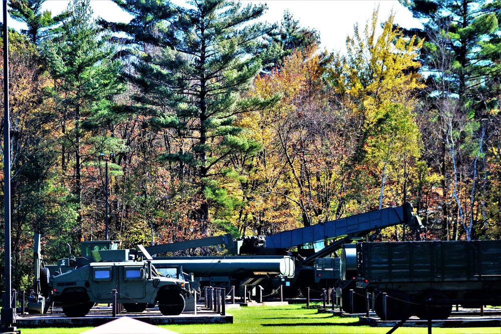 Fall 2021 scenes at Fort McCoy's Equipment Park