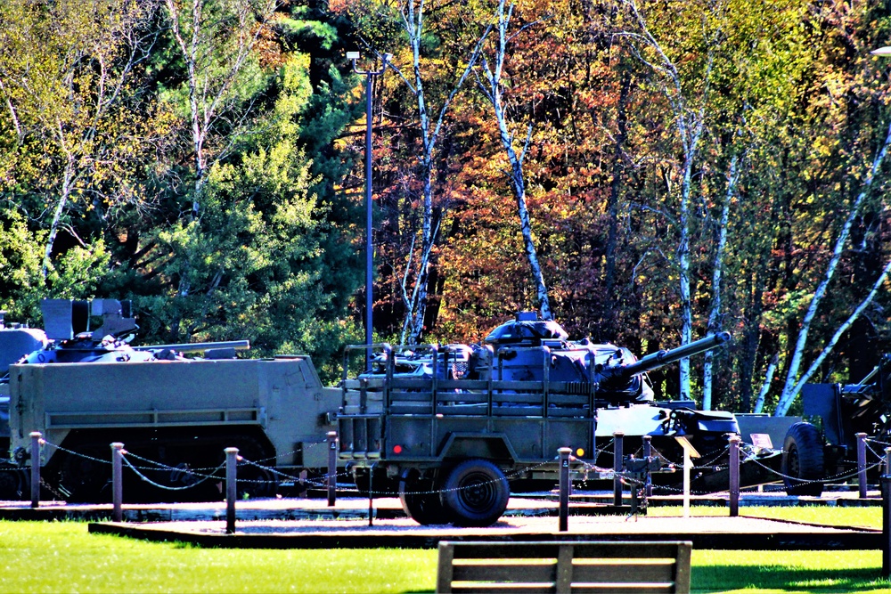 Fall 2021 scenes at Fort McCoy's Equipment Park