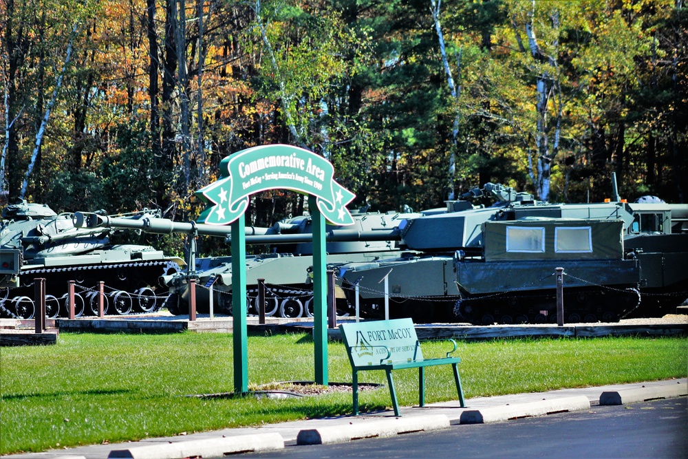 Fall 2021 scenes at Fort McCoy's Equipment Park
