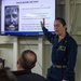 USS Carl Vinson (CVN 70) Public Affairs Officer Conducts Training