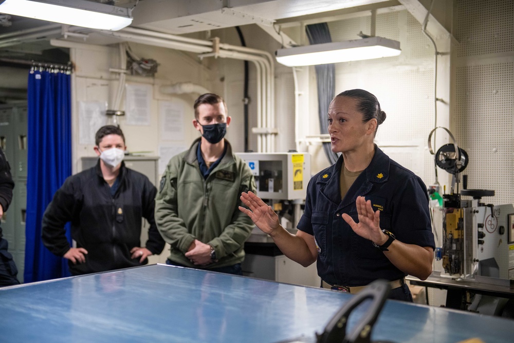 Carrier Strike Group 15 Public Affairs Officer Conducts Training on USS Carl Vinson (CVN 70)