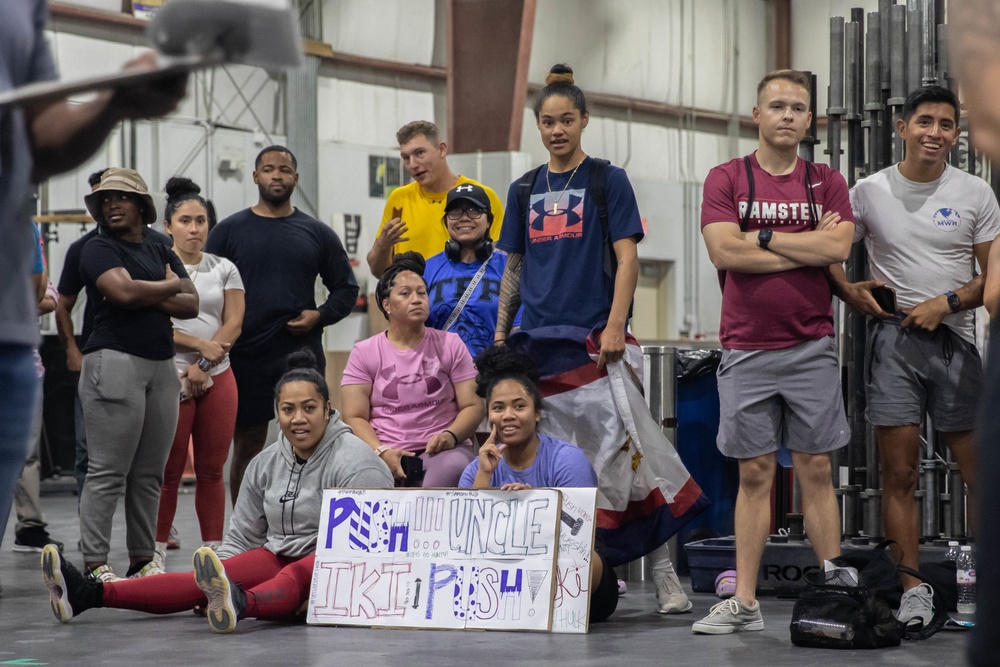 Camp Arifjan Bench Press Competition