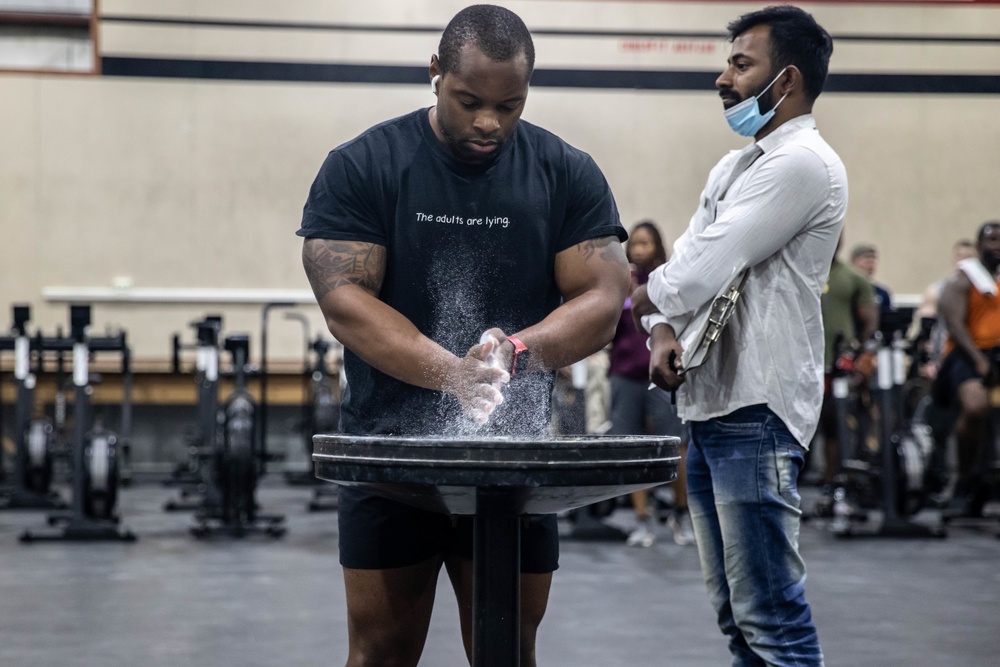 Camp Arifjan Bench Press Competition