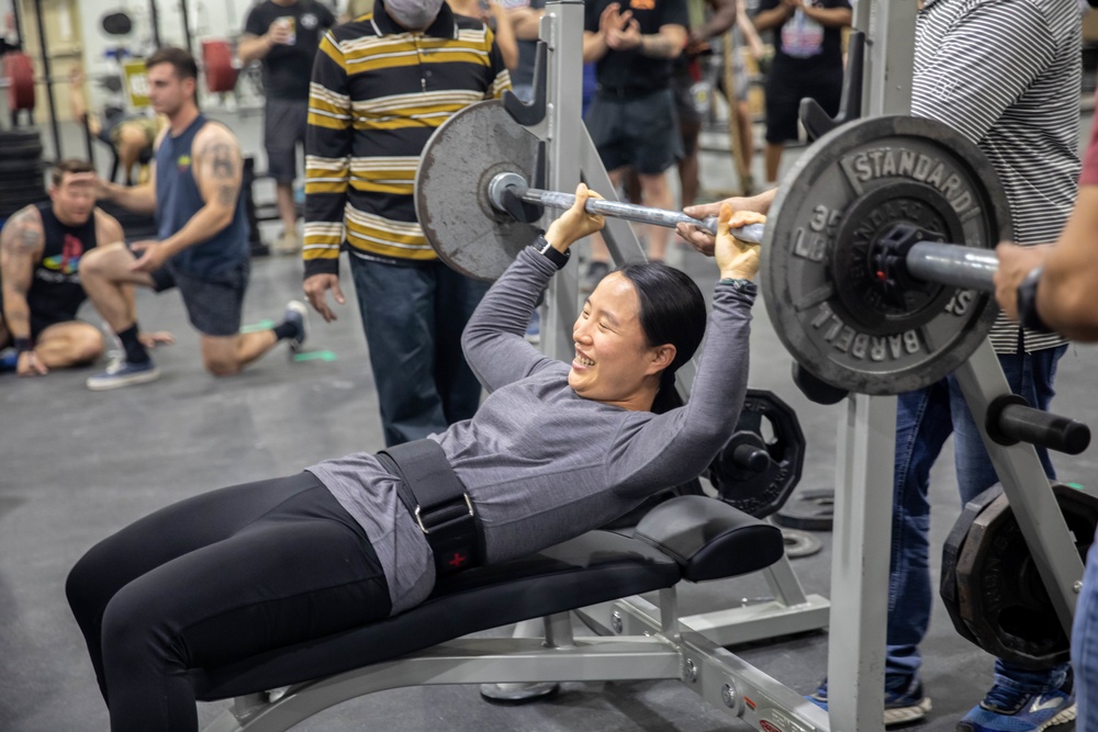 Camp Arifjan Bench Press Competition