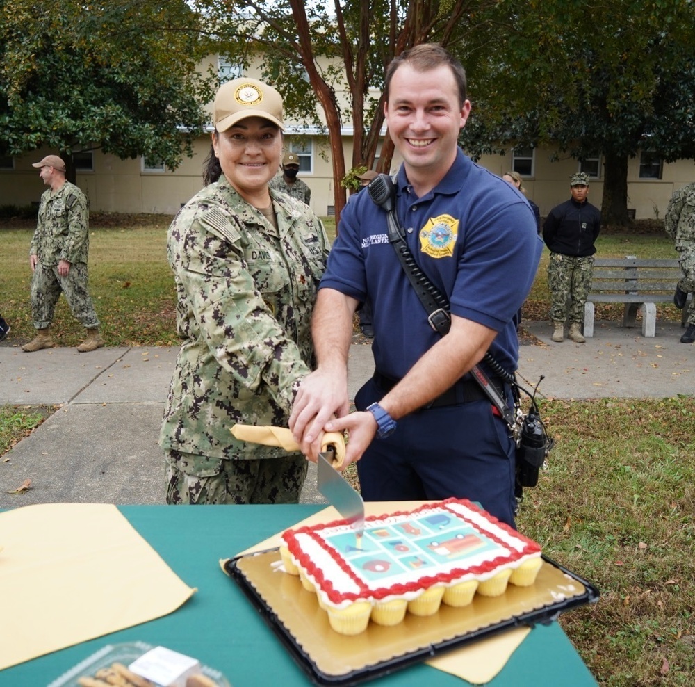 Naval Support Activity Hampton Roads recognizes National First Responders Day