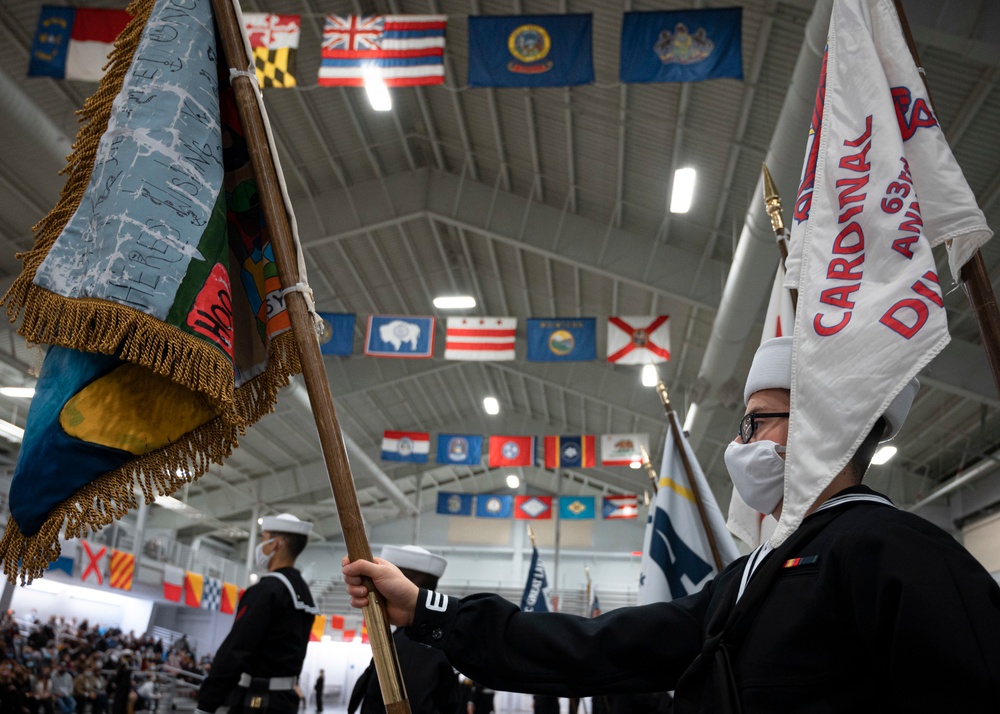 63rd Annual Recruit Cardinal Division Graduates Navy Boot Camp