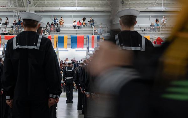63rd Annual Recruit Cardinal Division Graduates Navy Boot Camp