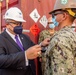 SECNAV Visits Sailors assigned to NMCB 5