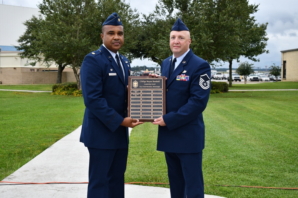 Chief Master Sgt Wayne Benthall Award Presentation