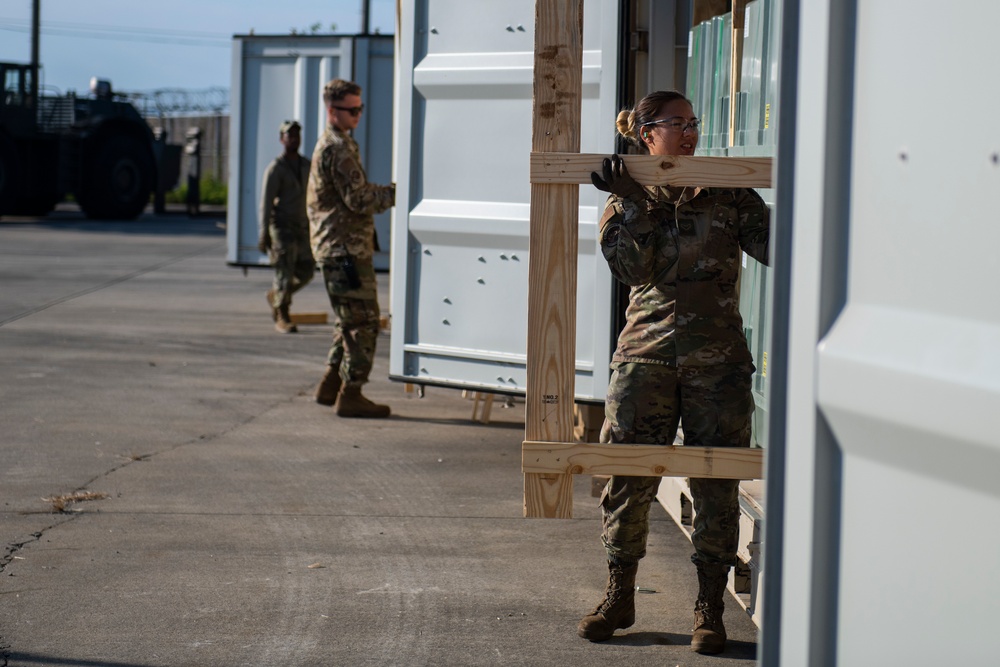 Munitions flight stockpile the Wolf Pack weapons system