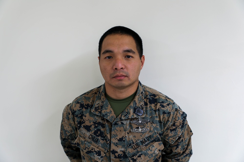 First Responders | Navy Corpsmen provide first aid care to Republic of Korea citizen