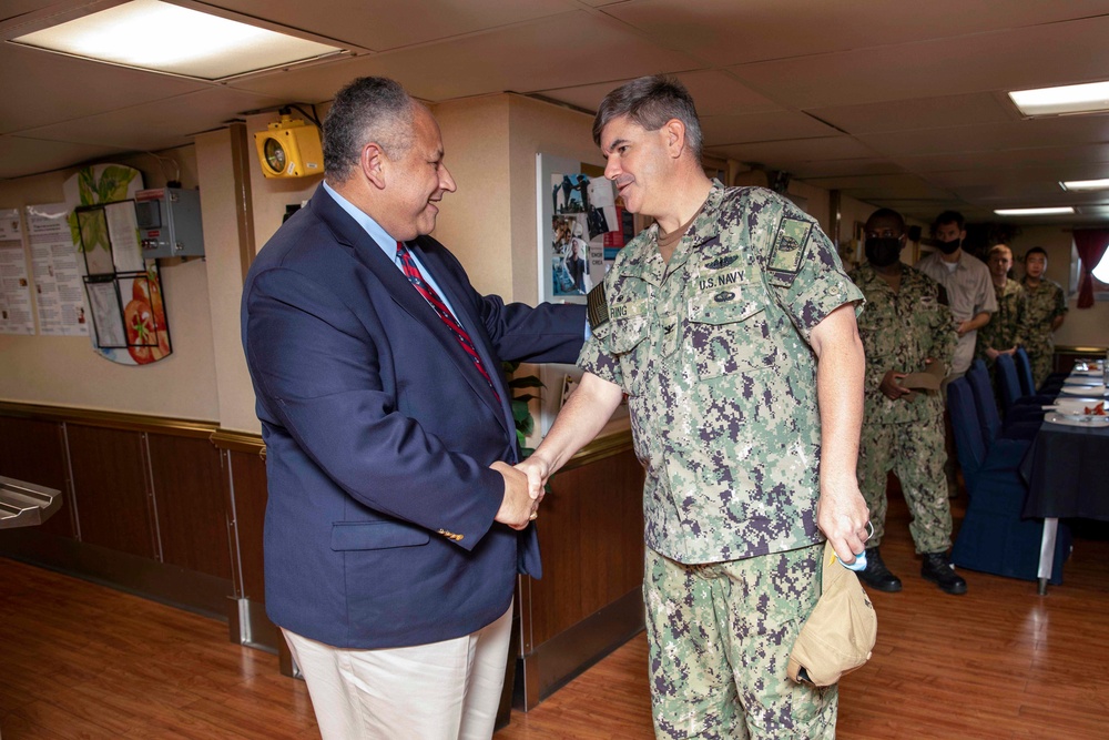 SECNAV Visits USS Emory S. Land