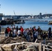 Yokosuka Chief Petty Officers and Selectees Beach Cleanup