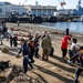 Yokosuka Chief Petty Officers and Selectees Beach Cleanup