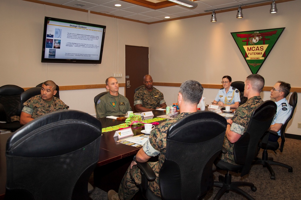 The RAAF Defense Attaché Visits MCAS Futenma