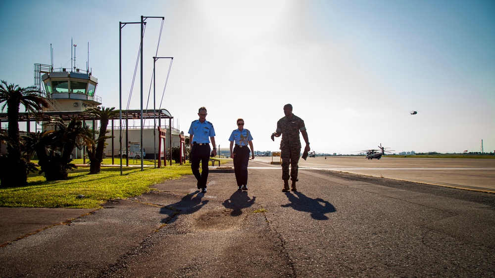 The RAAF Defense Attaché Visits MCAS Futenma