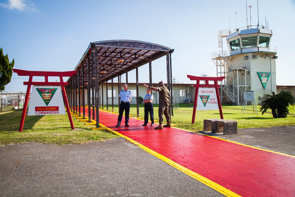 The RAAF Defense Attaché Visits MCAS Futenma