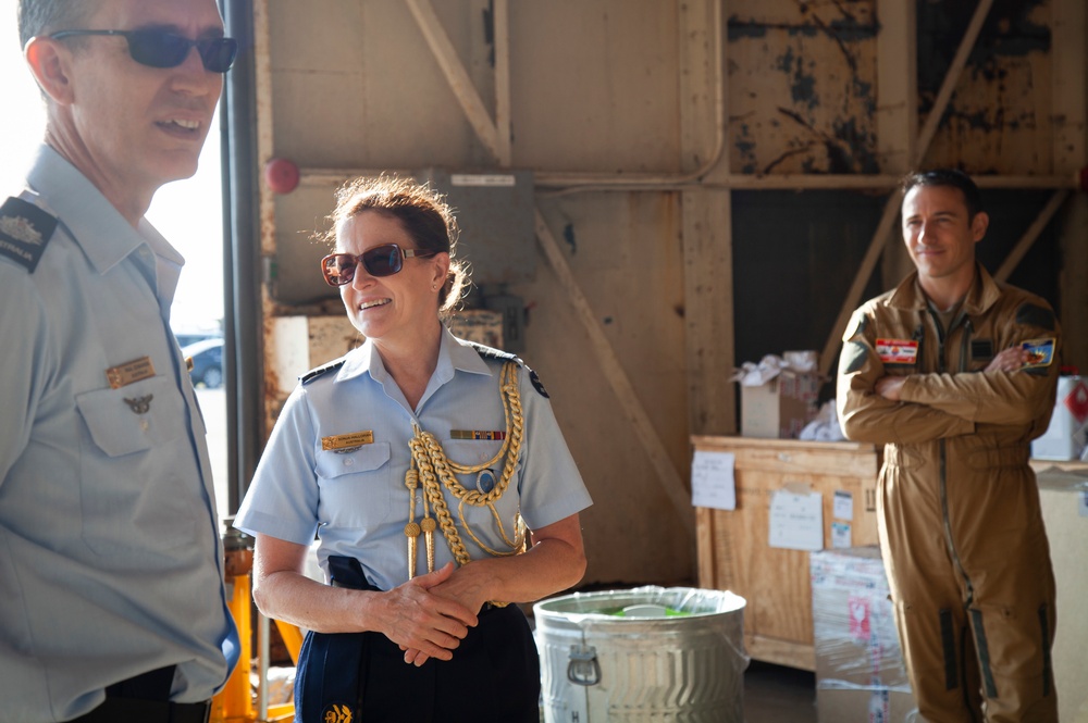 The RAAF Defense Attaché Visits MCAS Futenma