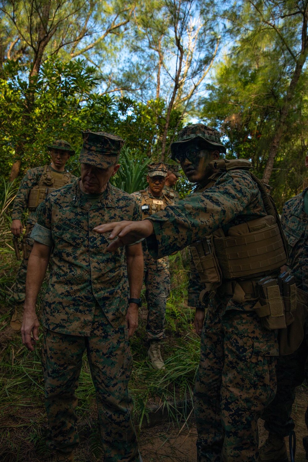 Marines with CLB-4 conduct cache drops in support of V 2/8