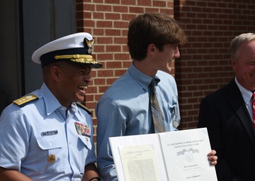 Coast Guard honors local teen with Silver Lifesaving Medal