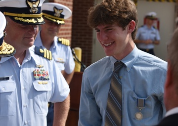 Coast Guard honors local teen with Silver Lifesaving Medal