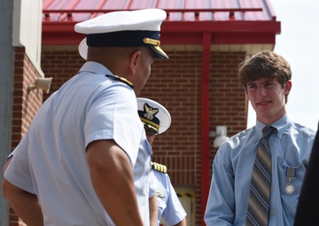 Coast Guard honors local teen with Silver Lifesaving Medal