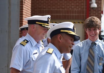 oast Guard honors local teen with Silver Lifesaving Medal