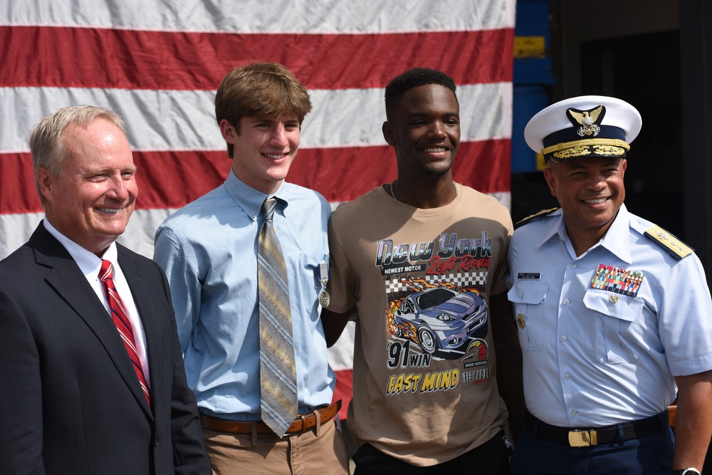 Coast Guard honors local teen with Silver Lifesaving Medal