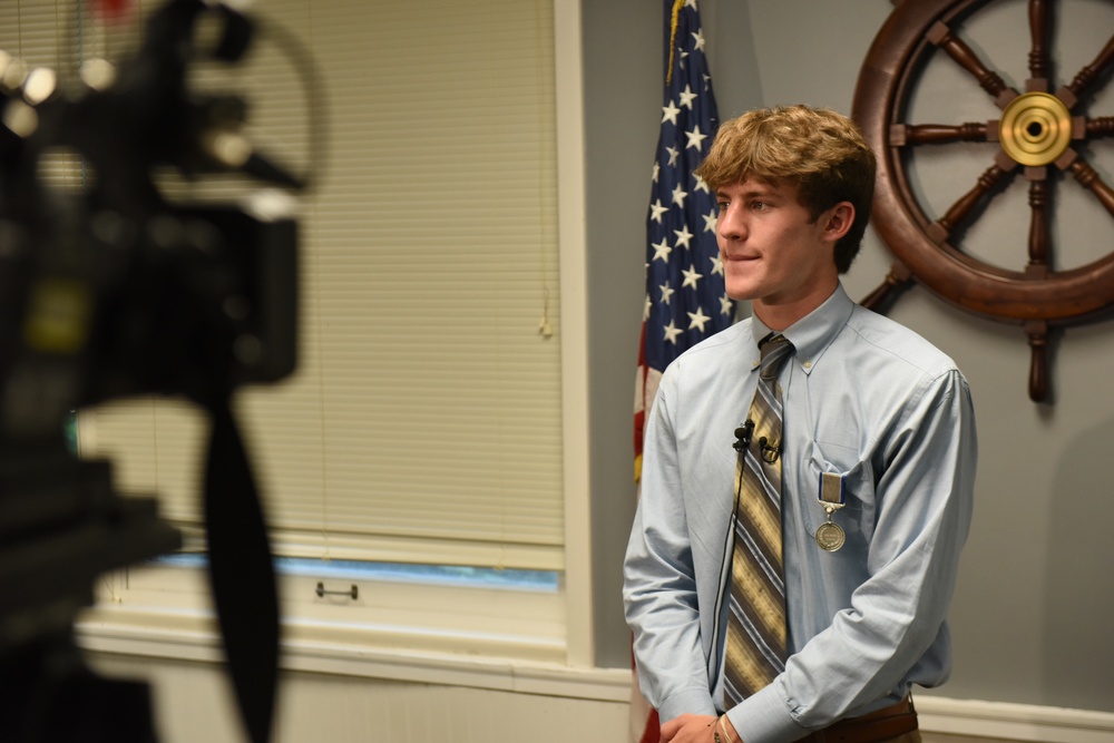 Coast Guard honors local teen with Silver Lifesaving Medal