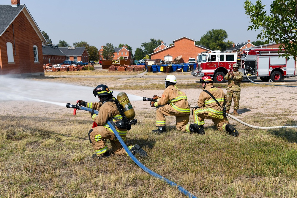 F.E. Warren Command Chief Immersion at Fire Department