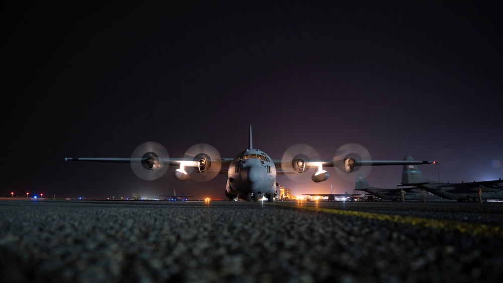 C-130H Hercules completes last mission from ASAB