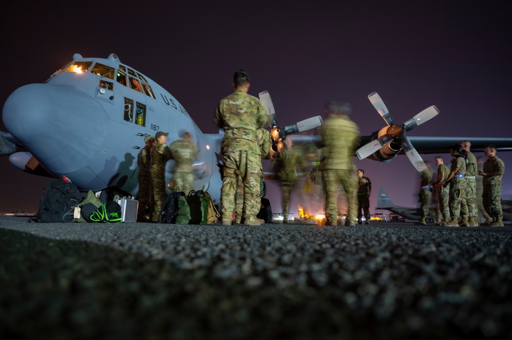 C-130H Hercules completes last mission from ASAB