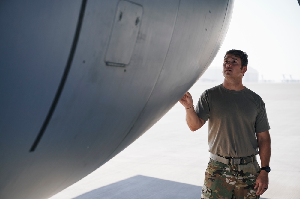 349th EARS refuels Air Force F-15E Eagles